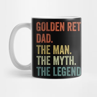 Vintage Dog Dad Man Myth Legend s Mug